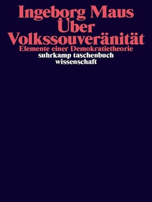 cover image of Über Volkssouveränität
